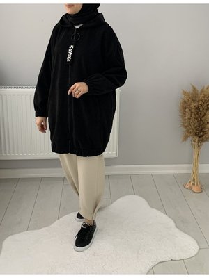 Tuhara Butik Kapüşonlu Fermuarlı Taşlı Takım