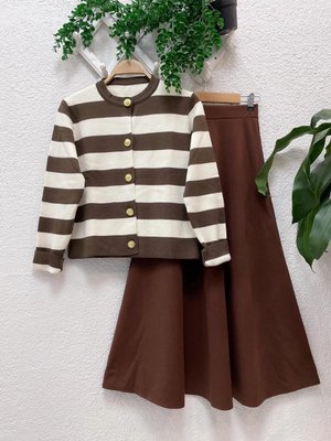 Kadın Triko Etek Takım Kadın Triko Etek Takım