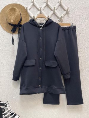 Puf Scuba Çıtçıt Detaylı Takım