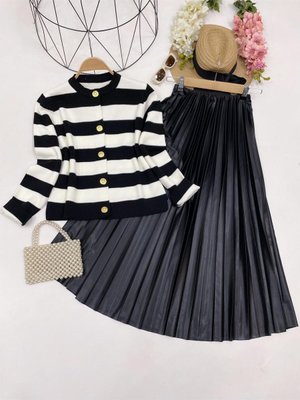 Kadın Triko Etek Takım Kadın Triko Etek Takım