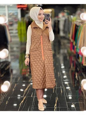 Uzun Kapitone Yelek Uzun Kapitone Yelek