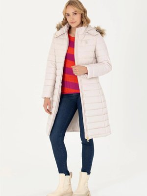 U.s. Polo Uzun Sentetik Mont Glass Taş