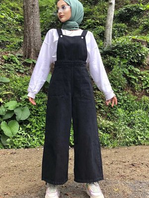 Bahçıan Askılı Kot Tulum