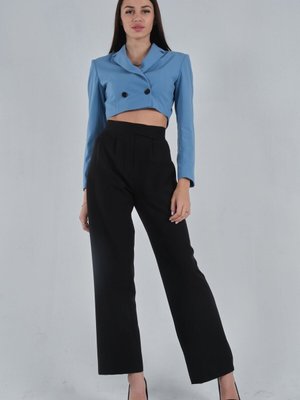 Siyah Pensli Slouchy Pantolon Siyah Pensli Slouchy Pantolon