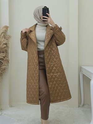 Önü Çıtçıtlı Kolları Kemerli Kaban