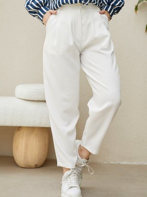Mania Beyaz Pantolon