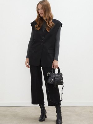 Premium Suit Yelek Siyah