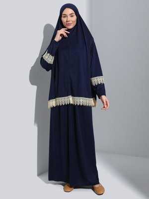 Lacivert Namaz Elbisesi Lacivert Namaz Elbisesi