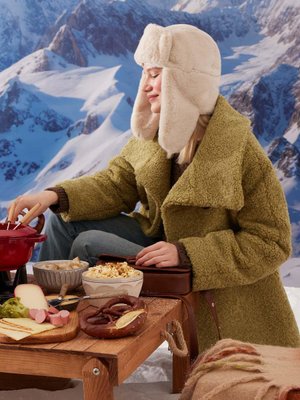 Carla Peluş Kaban Yeşil