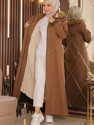 Kapüşonlu Ribanalı Mont Taba