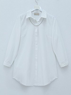 Uzun Düz Tunik Gömlek