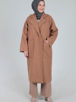 Camel Büyük Beden Oversize Kap