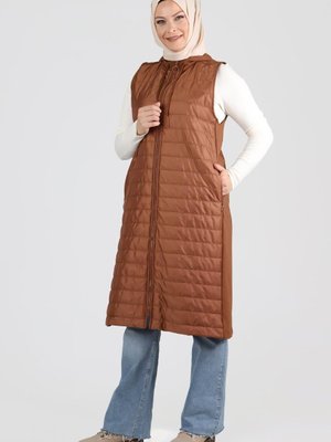 Taba Büyük Beden Kapitoneli Yelek