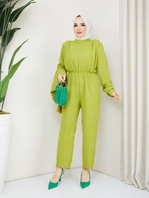 Açık Yeşil Kuşaklı Tulum Açık Yeşil Kuşaklı Tulum