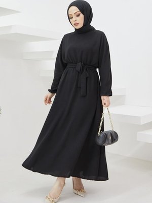 1aerobin Elbise Siyah