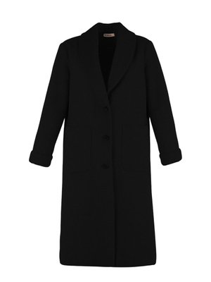 Şal Yaka Kaşe Kaban Şal Yaka Kaşe Kaban