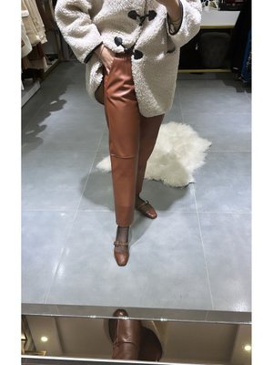 Deri Pantolon Acı Kahve Deri Pantolon Acı Kahve