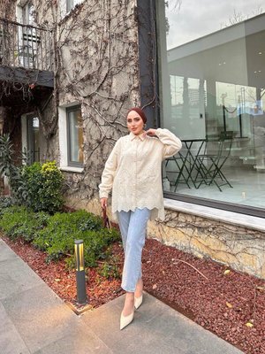 İncili Brode Gömlek Tunik Standart