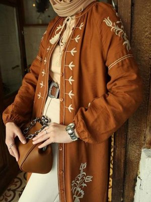 Yazlık Yırtmaçlı Sümbül Kap Taba Yazlık Yırtmaçlı Sümbül Kap Taba