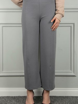 Gri Bol Paça Pantolon