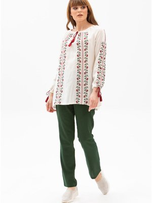 Şile Bezi Cepli Pantolon Yeşil Ysl