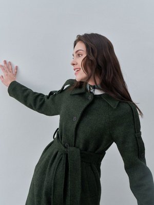 Keçe Premium Kaban Haki