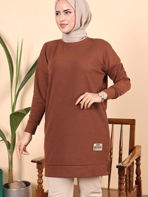 Arma Detaylı Tunik 701 - Kahve