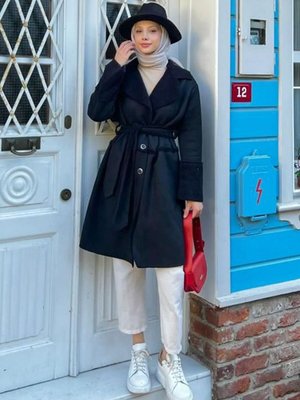 Siyah Uzun Nubuk Kürklü Kaban