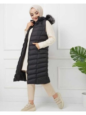 Dolumlu Şişme Yelek Siyah