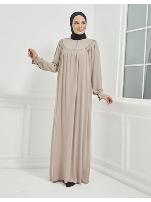 Medine İpeği Robalı Elbise Medine İpeği Robalı Elbise