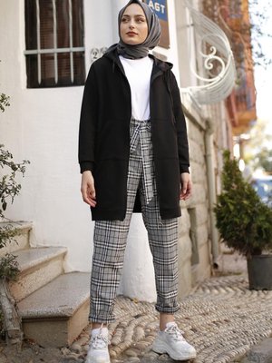 Cepli Fermuarlı Hırka