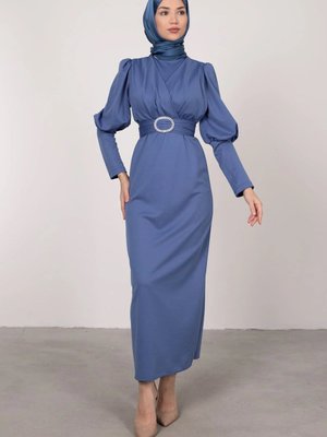 Çapraz Sukuba Tesettür Elbise