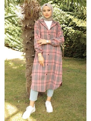 Pudra Afşin Çizgi Detaylı Kap