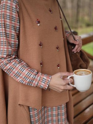 Ekim Gömlek Ekoseli Taba Ekim Gömlek Ekoseli Taba