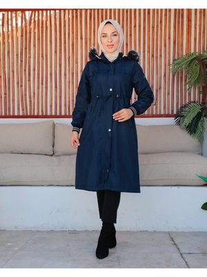 Kol Detaylı Tesettür Mont