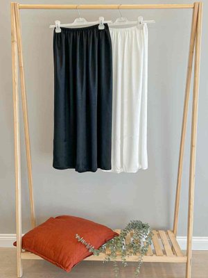 Saten Etek Astar Beyaz