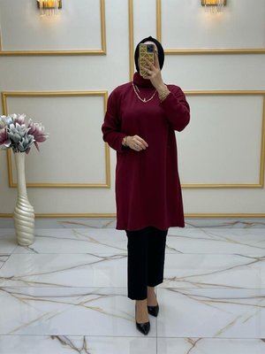 Bordo Triko Tunik