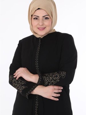 Kolları Nakışlı Medine Ipeği Ferace Kolları Nakışlı Medine Ipeği Ferace