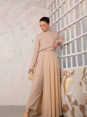 Taş Şifon Detaylı Tulum Taş Şifon Detaylı Tulum