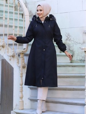 İçi Kürklü Cep Detaylı Su Ve Rüzgar Geçirmez Araboy Mont