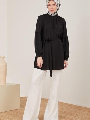 Ispanyol Paça Yüksek Bel Pantolon Ekru