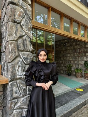 Milena Abiye Elbise Siyah Milena Abiye Elbise Siyah