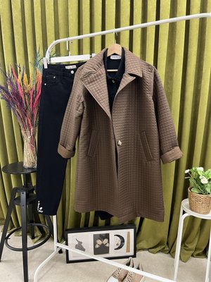 Yandan Cepli Kapitone Ceket Yandan Cepli Kapitone Ceket