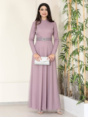 Gül Kurusu Beren Abiye Elbise