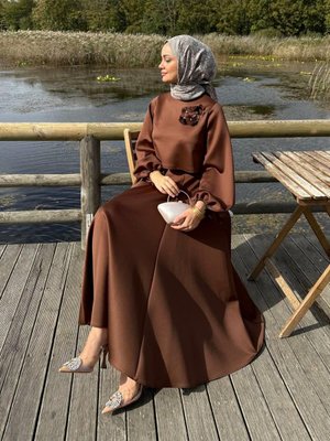 Çiçek Detaylı Scuba Takım