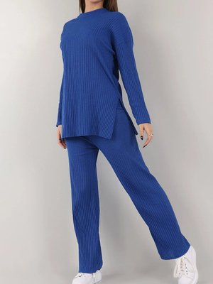 Fitilli Uzun Kol Alt Üst İkili Takım Bluz Pantolon Fitilli Uzun Kol Alt Üst İkili Takım Bluz Pantolon