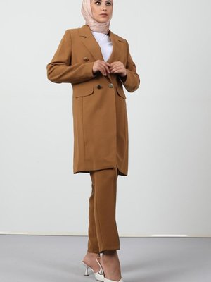 Blazer Ceket Takım Hardal