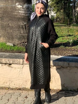 Siyah Önü Deri Üç İplik Kap Siyah Önü Deri Üç İplik Kap