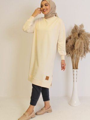 Uzun Bej Sweatshirt Uzun Bej Sweatshirt