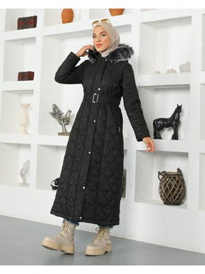 Kemerli Kapitone Tam Boy Mont